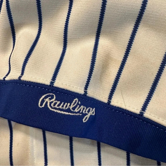 Vintage Rawlings Chicago Cubs Pinstripe  Jersey MLB Baseball Adult SZ 36 (j5) - Picture 11 of 15